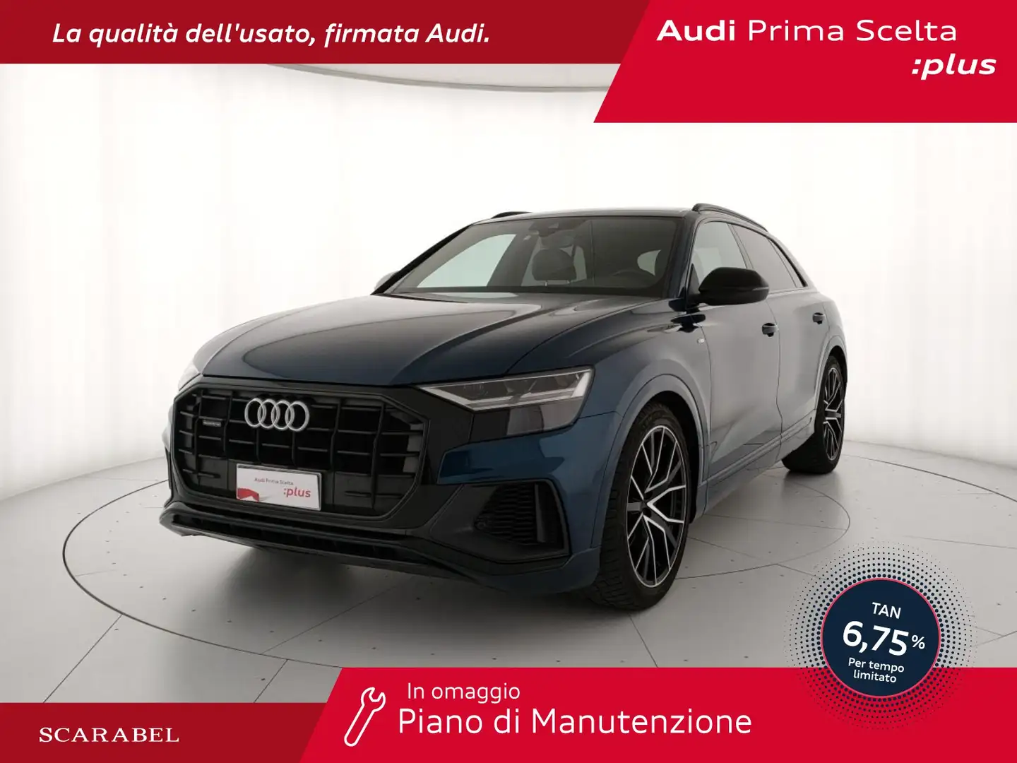 Audi Q8 50 3.0 tdi mhev sport quattro tiptronic Bleu - 1