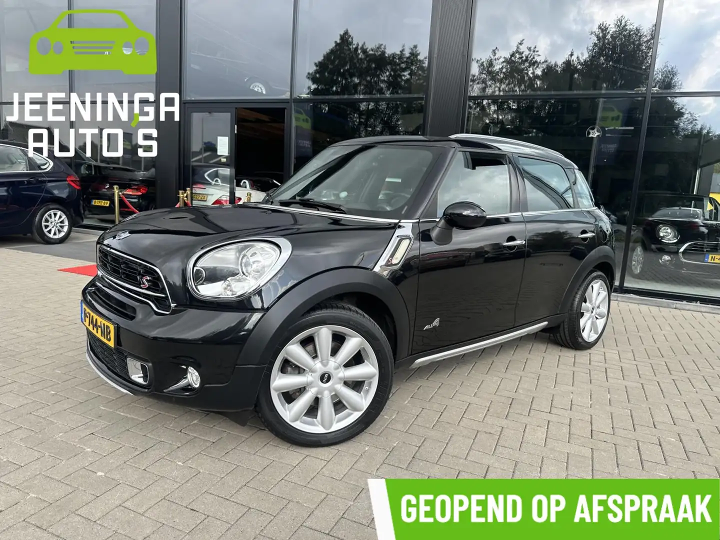 MINI Cooper S Countryman 1.6 ALL4 |Leer|Stoelverwarming|Navi|Clima Zwart - 1