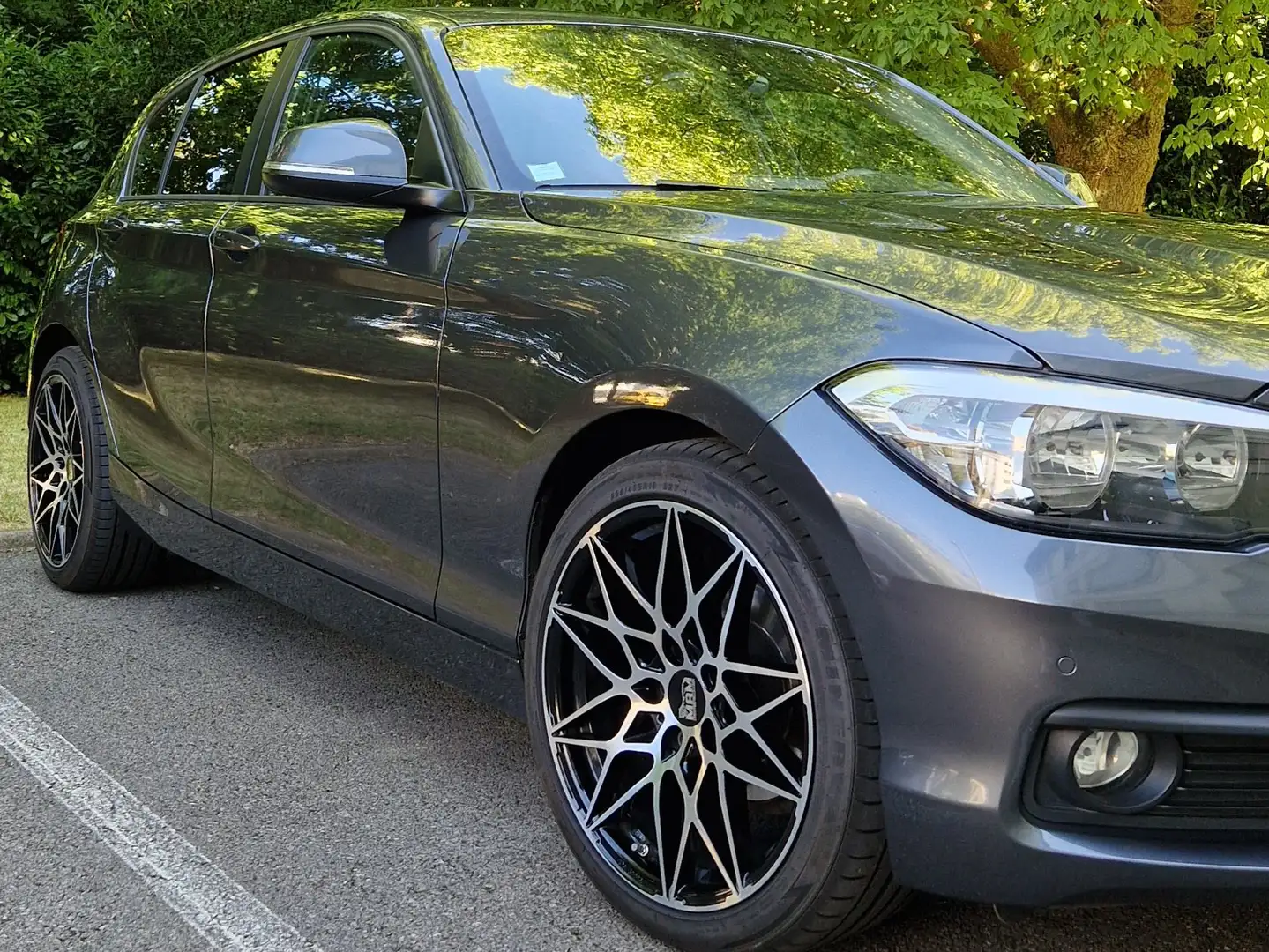 BMW 116 116d 116 ch Business Design Gris - 2