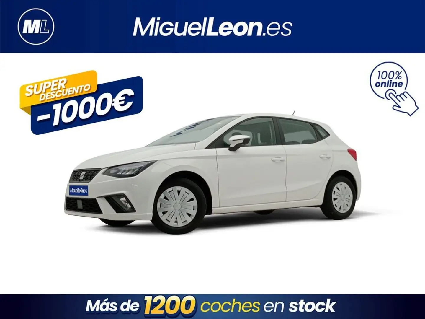 SEAT Ibiza 1.0 MPI S&S Reference XM 80 Blanc - 1