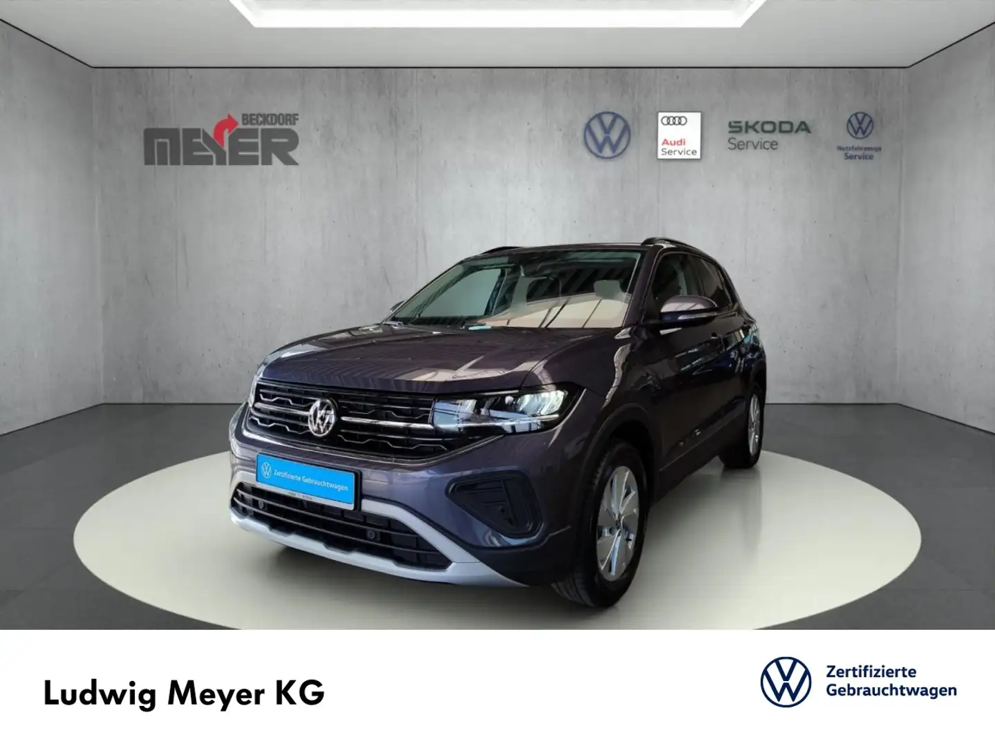 Volkswagen T-Cross Life 1.0 TSI Klima Einparkhilfe Sitzheizung Grau - 1
