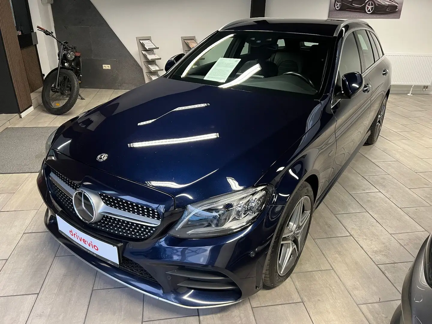 Mercedes-Benz C 300 T de 9G AMG-Line MBEAM|DISTR+|KAM|WIDESCRE Blau - 1