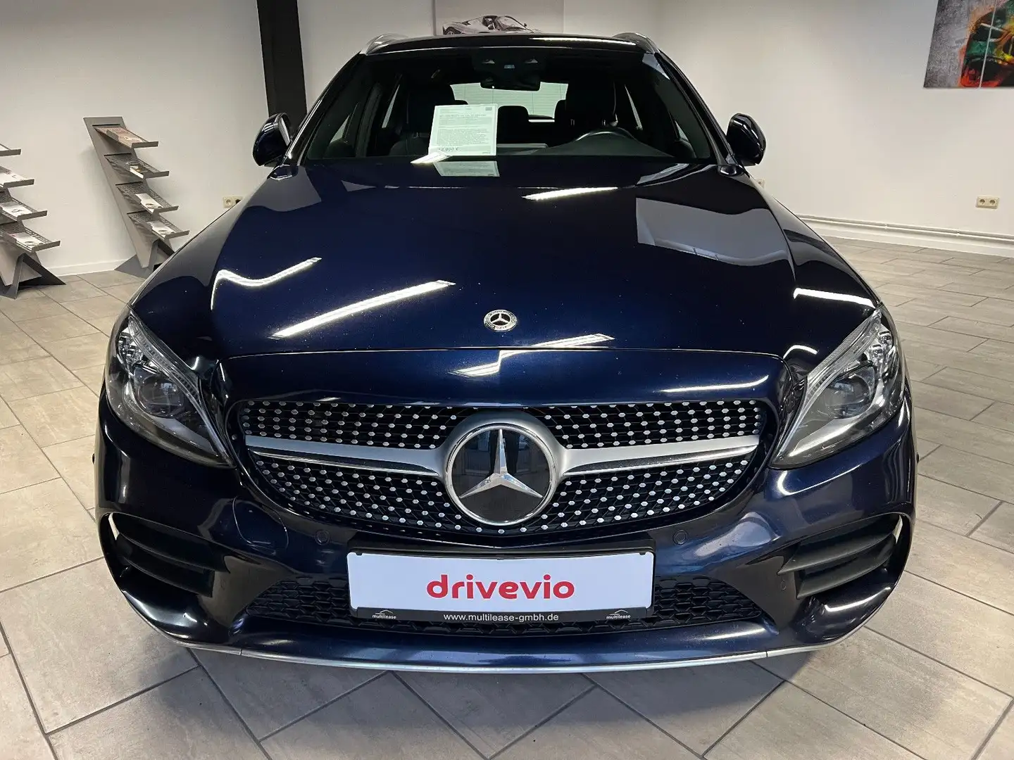 Mercedes-Benz C 300 T de 9G AMG-Line MBEAM|DISTR+|KAM|WIDESCRE Blau - 2