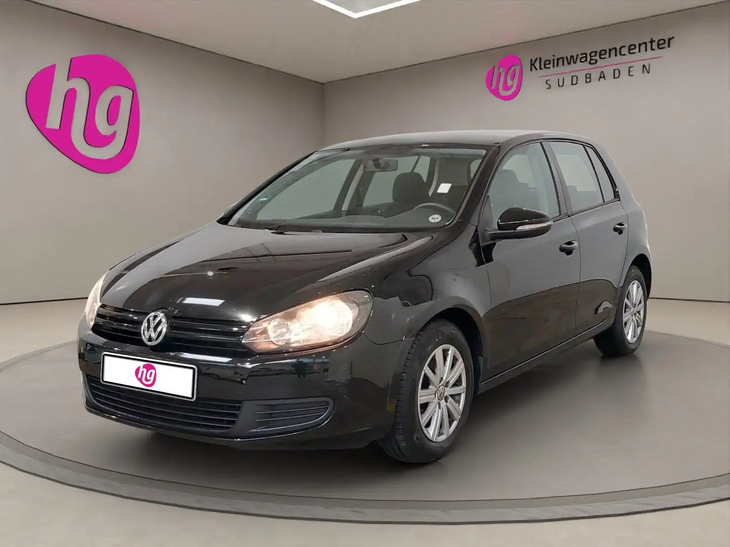Volkswagen Golf VI KLIMA 5-TÜRIG ALU 1 VORBESITZER TÜV NEU Schwarz - 1