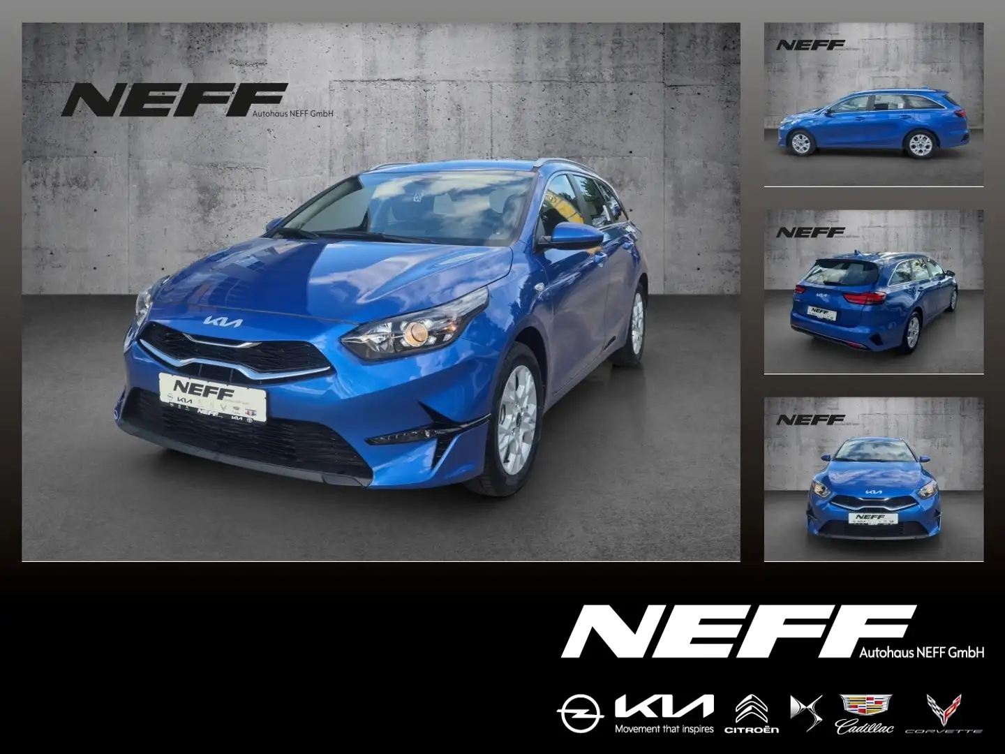 Kia Ceed SW / cee'd SW Ceed Sportswagon 1.4 Vision Navi FLA SpurH LM Blau - 1