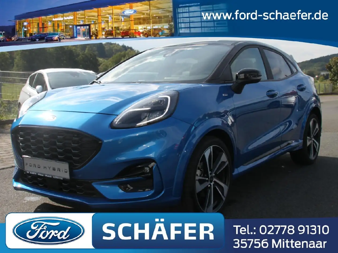 Ford Puma ST-Line X Ford Garantie 4 Jahre/100.000km Bleu - 1
