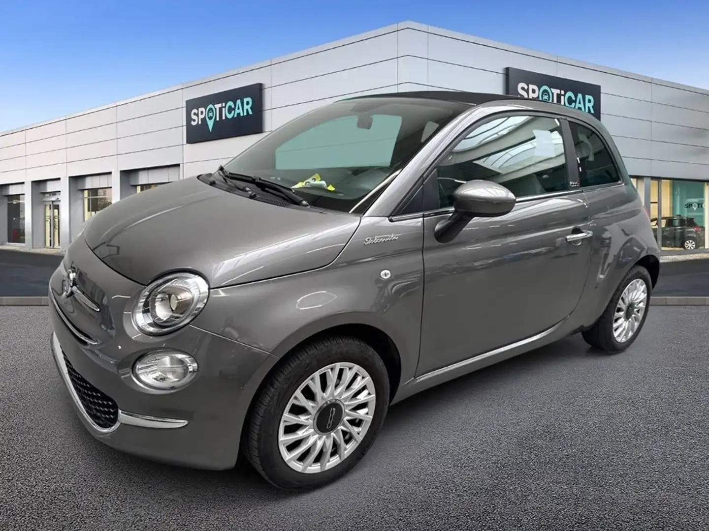 Fiat 500C 1.0 Hybrid 70 Dolcevita Grijs - 1