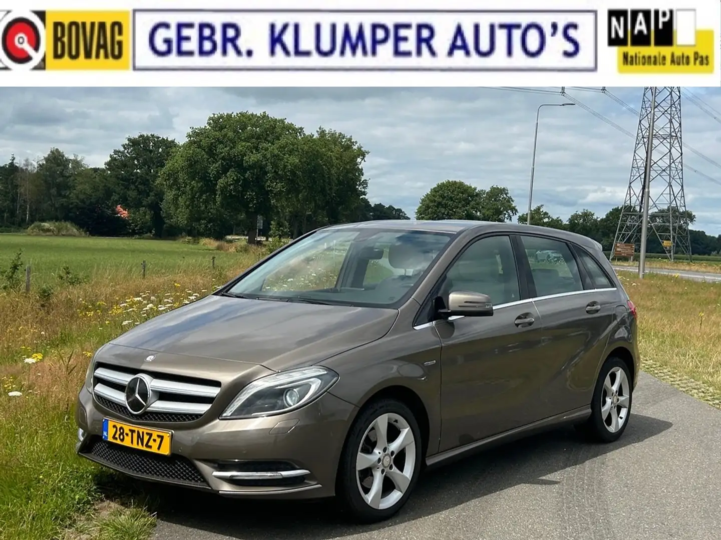 Mercedes-Benz B 200 200 Ambition aut, Org. NL, 2e eig., LED, Navi, etc Grijs - 1