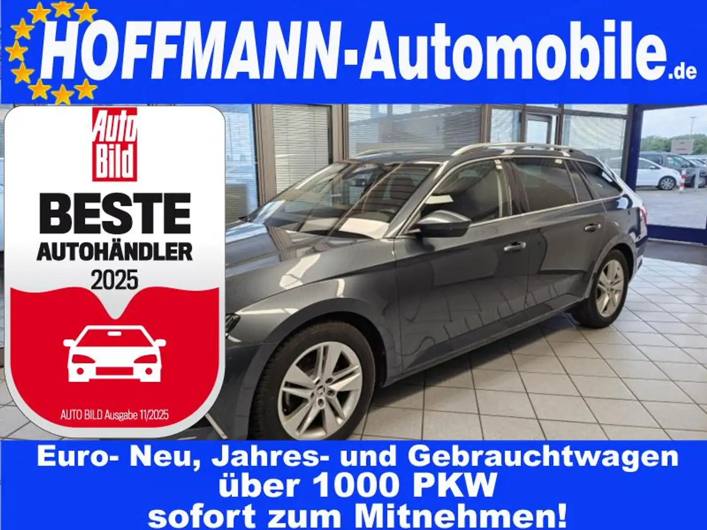 Skoda Superb Navi,LED,Sitzheizung 4x,PDC 2x, Kessy Grau - 1