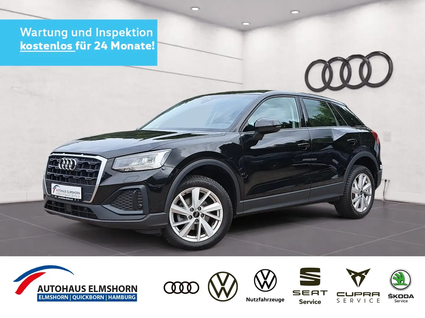 Audi Q2 30 TFSI LED GJ-REIF PDC SHZ Schwarz - 1