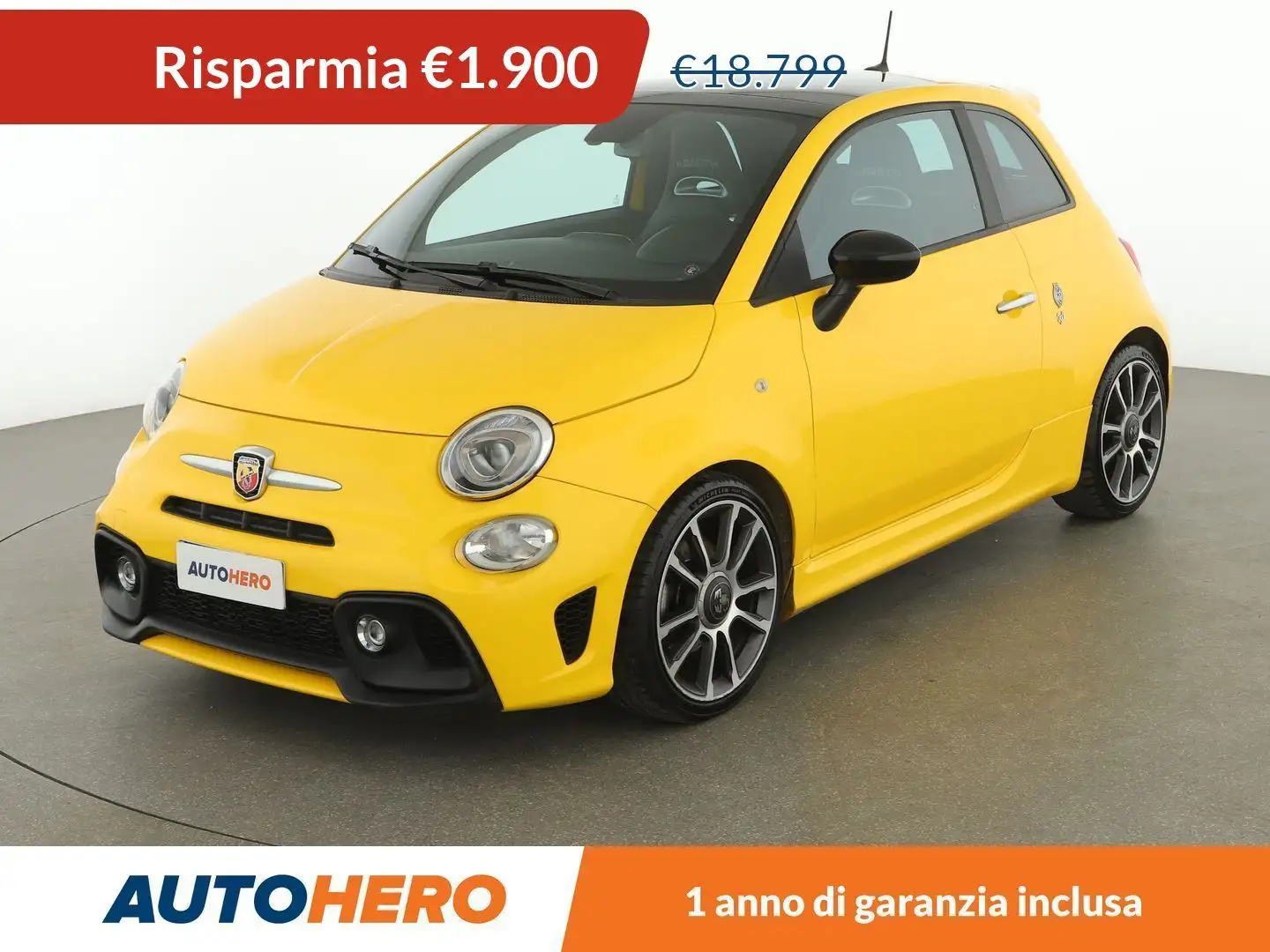 Abarth 595 1.4 Turbo Turismo Galben - 1