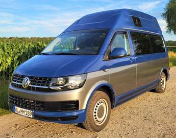 VW T6 Wohnmobil Camper Ausbau Hochdach Standheizung 76 Tsd km