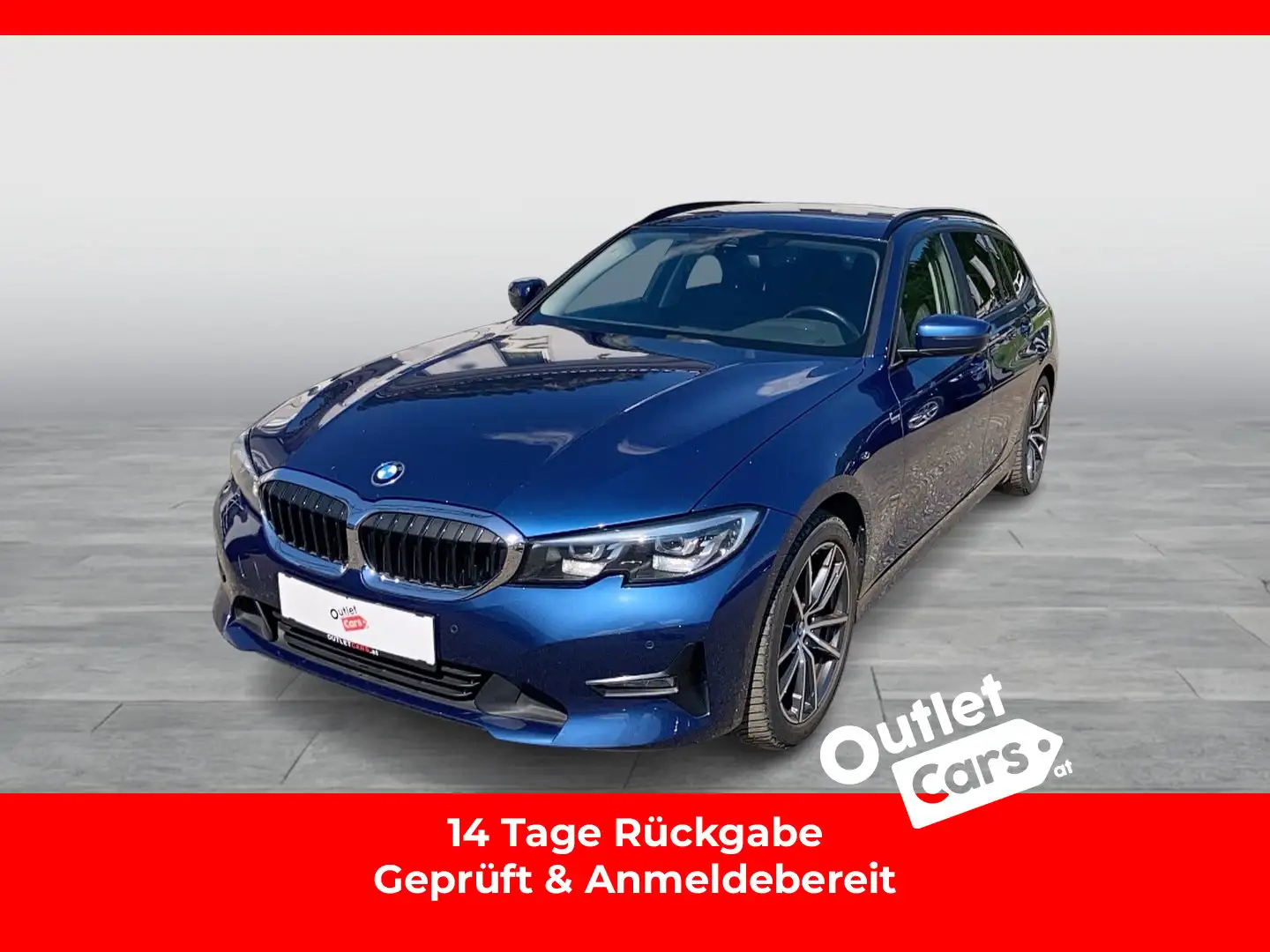 BMW 318 BMW 318d 48 V Touring Aut. Blau - 1