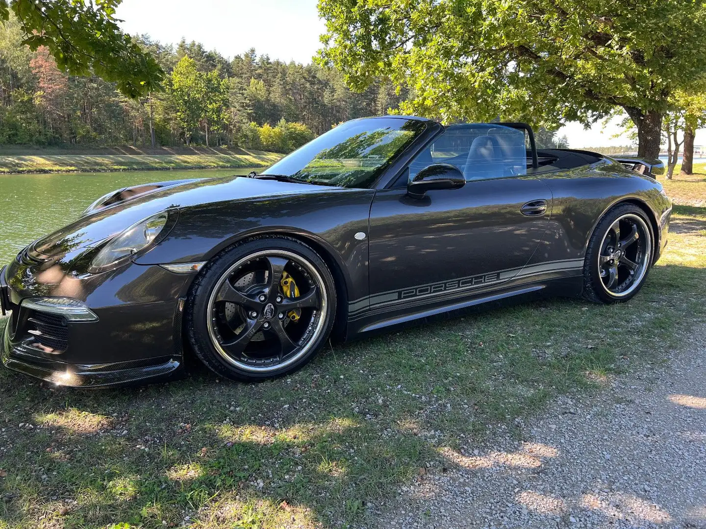 Porsche 991 .1 Cabrio/ Techart umbau/ Sehr gepflegt. Brun - 2