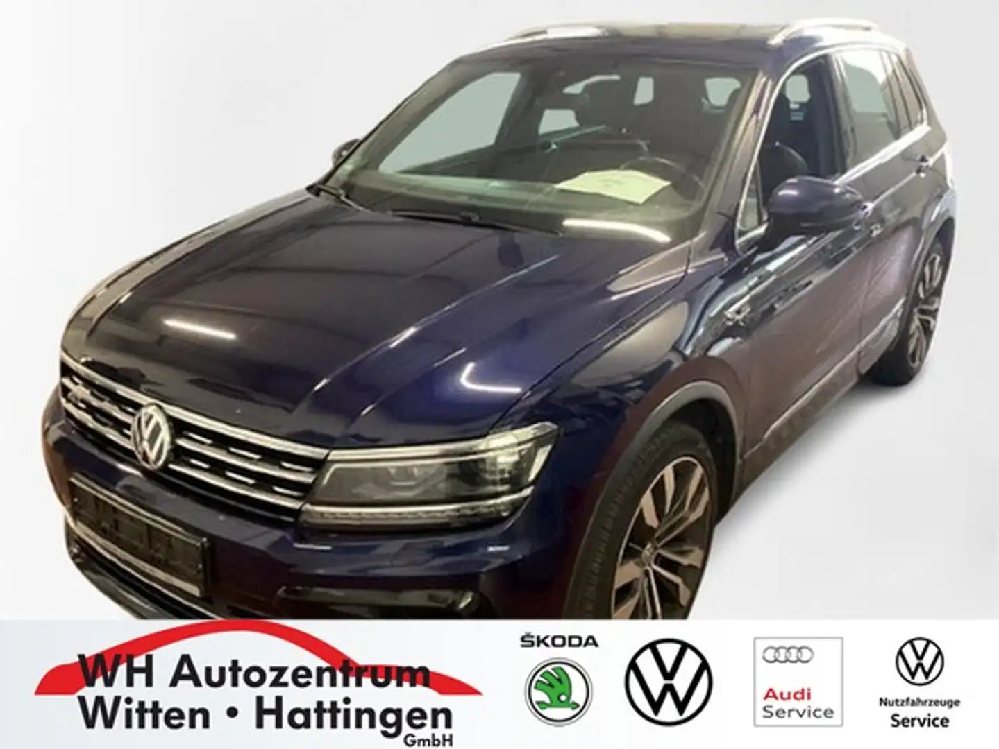Volkswagen Tiguan 2.0 TSI DSG 4MOTION HIGHLINE R-LINE STANDHZG PA... Bleu - 1