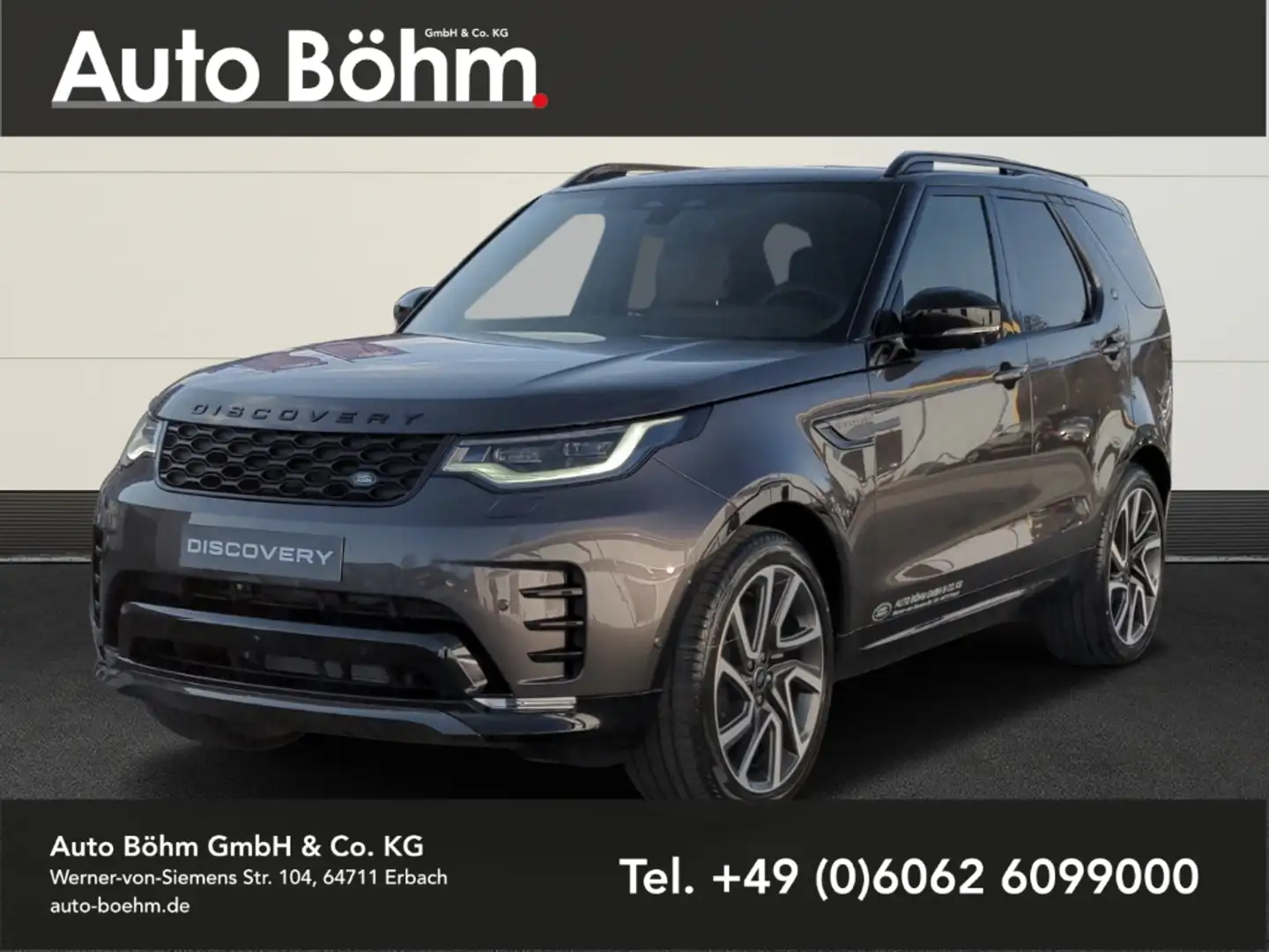 Land Rover Discovery D250 Dynamic HSE+ACC+Pano+St.Hzg.+7-Sitzer Gris - 1