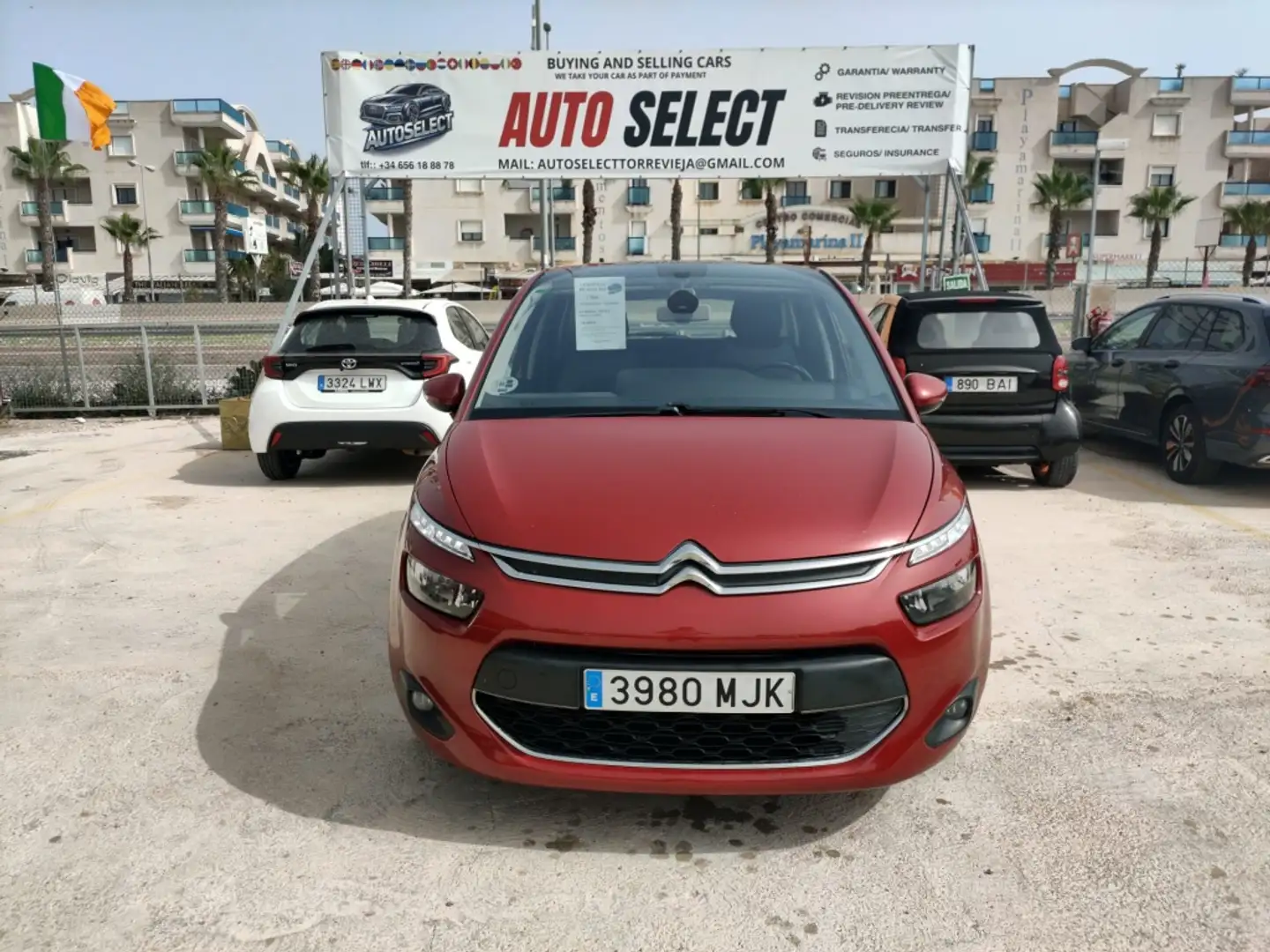 Citroen C4 Picasso 1.6e-HDi Exclusive ETG6 115 Rouge - 1