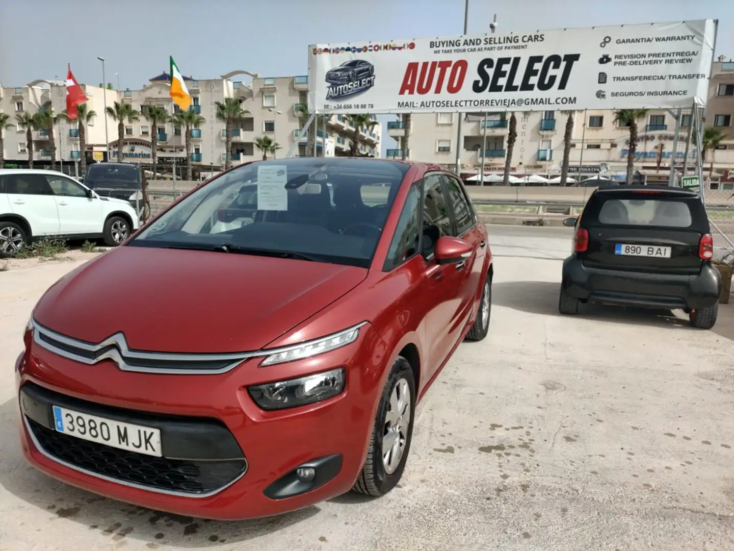 Citroen C4 Picasso 1.6e-HDi Exclusive ETG6 115 Rouge - 2