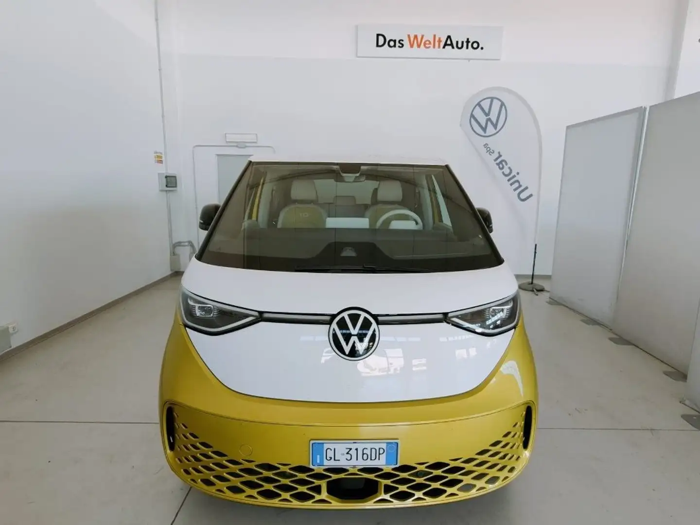 Volkswagen ID. Buzz 100% ELETTRICO 77 kWh Pro AZIENDALE, SOLO 29.000KM Giallo - 2