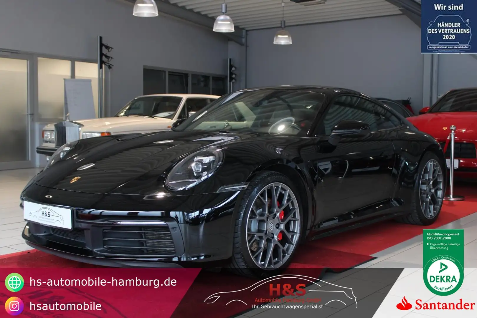 Porsche 911 Carrera 4 S Czarny - 1