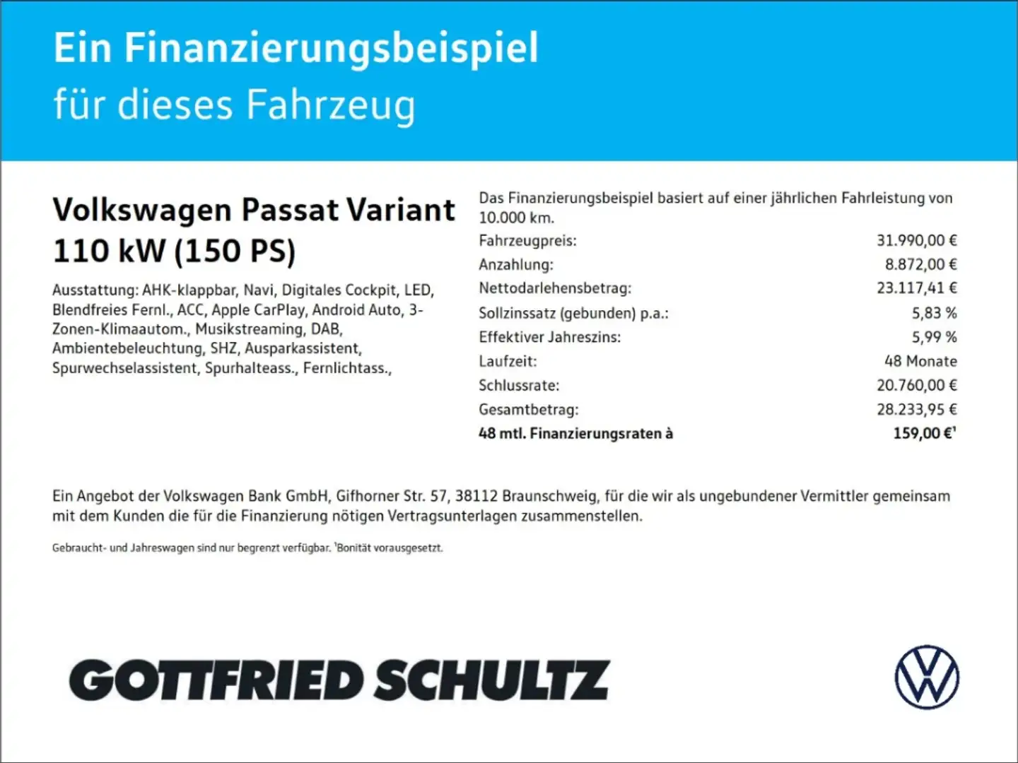 Volkswagen Passat Variant 1.5 eTSI DSG Business Noir - 2