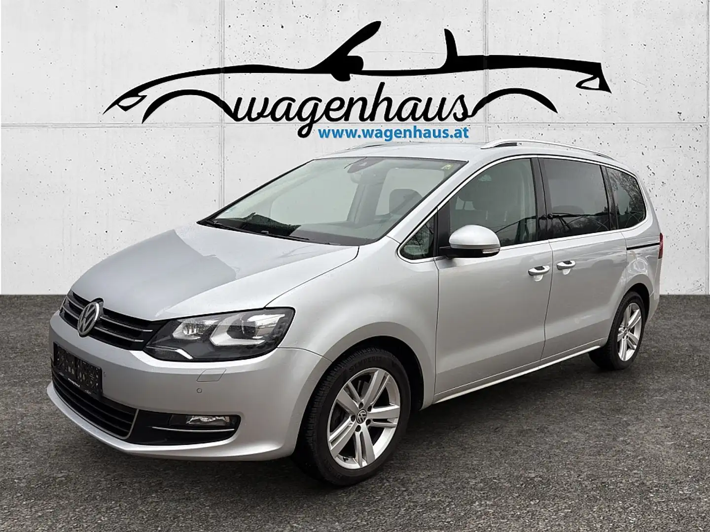 Volkswagen Sharan Business+ TDI DSG, ACC, AHV, Blindspot, Kamera, Zilver - 1
