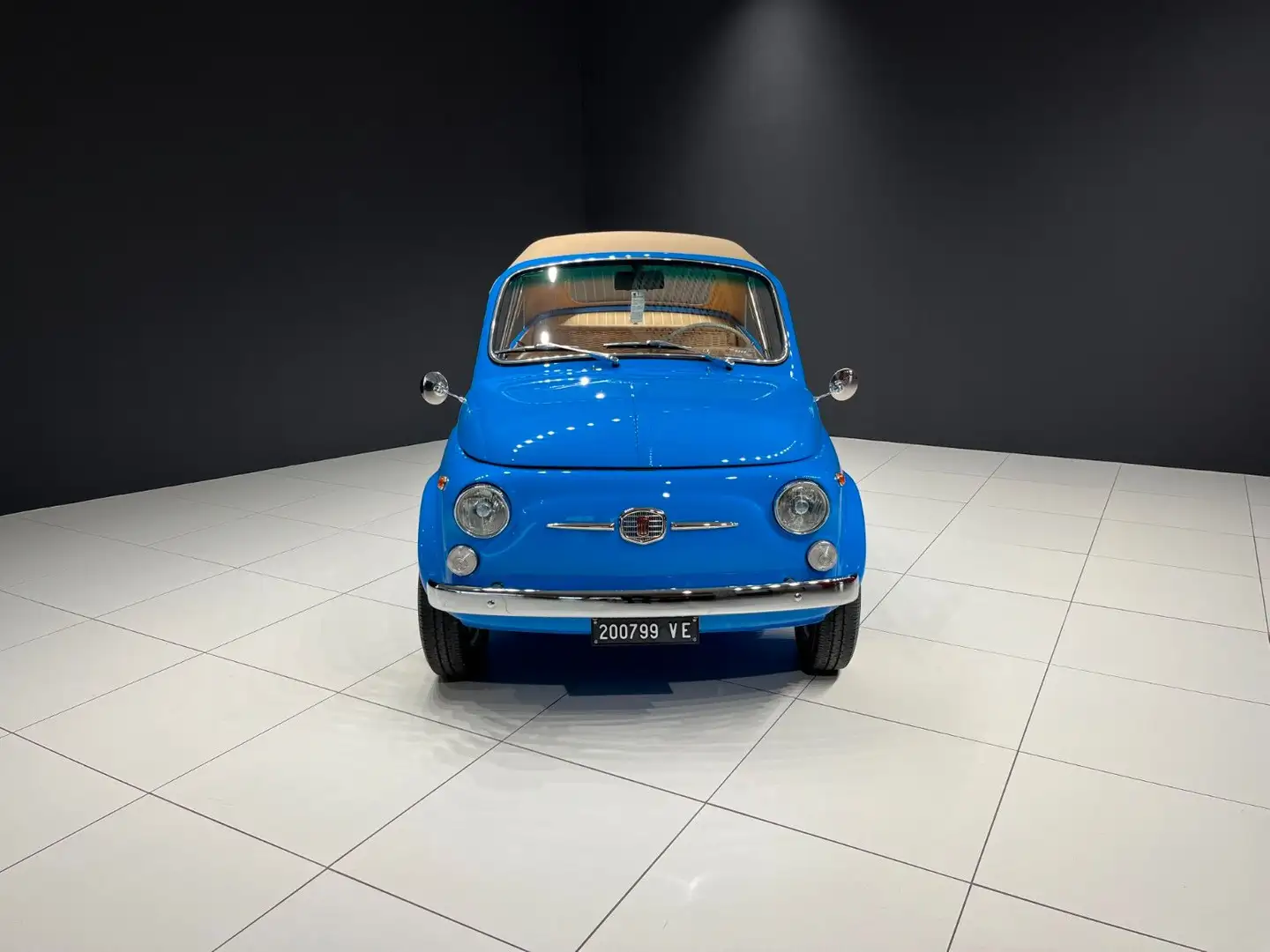 Fiat 500 Nuova 500 JOLLY GHIA *Spiaggina*Vollrestauration Bleu - 2