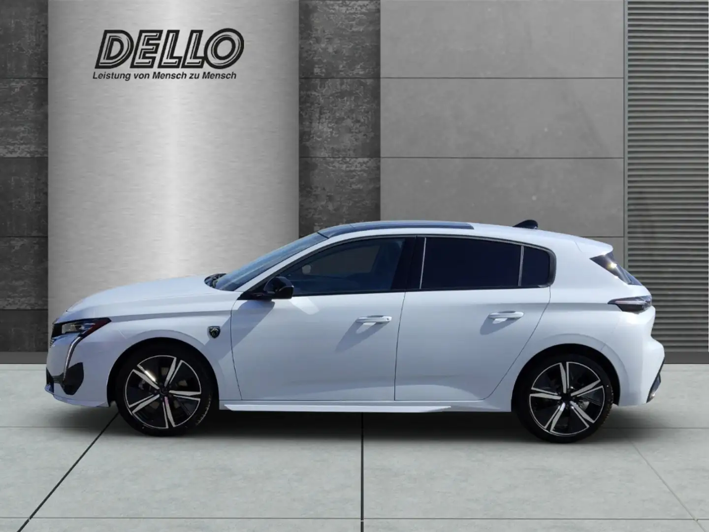 Peugeot 308 GT HYBRID 145 e-DSC6 AHK-abnehmbar El. Panodach Di Weiß - 2