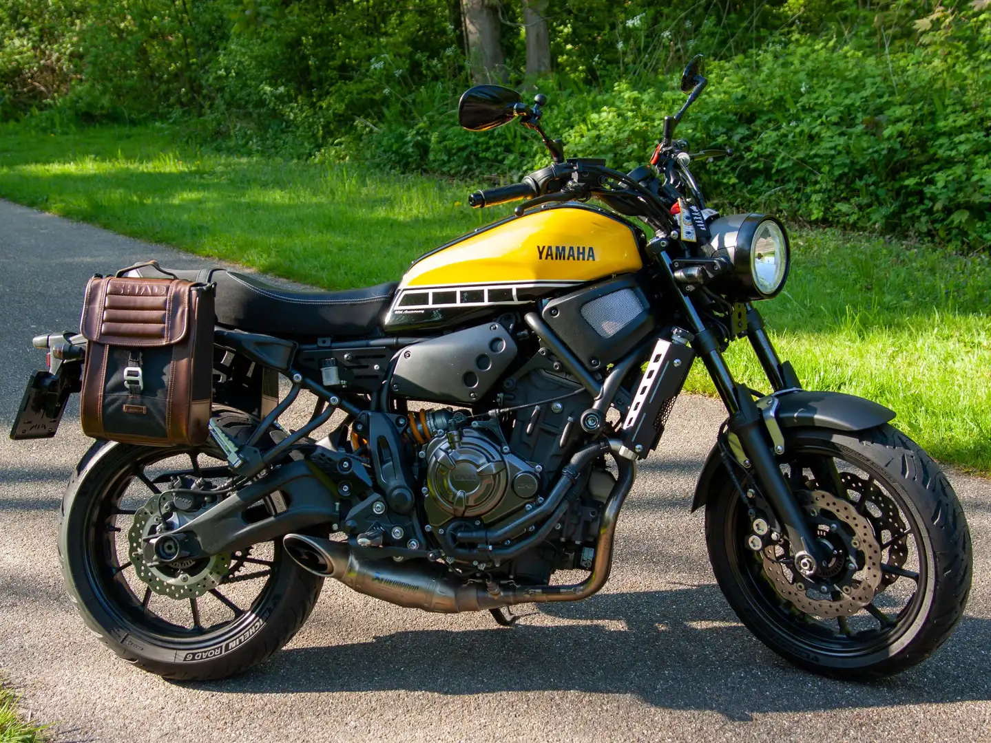 Yamaha XSR 700 XSR700 ABS 2016 Akrapovic Ohlins Geel - 2
