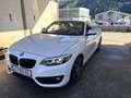 BMW 218 218d Cabrio Sport Line Aut. Sport Line Weiß - thumbnail 4