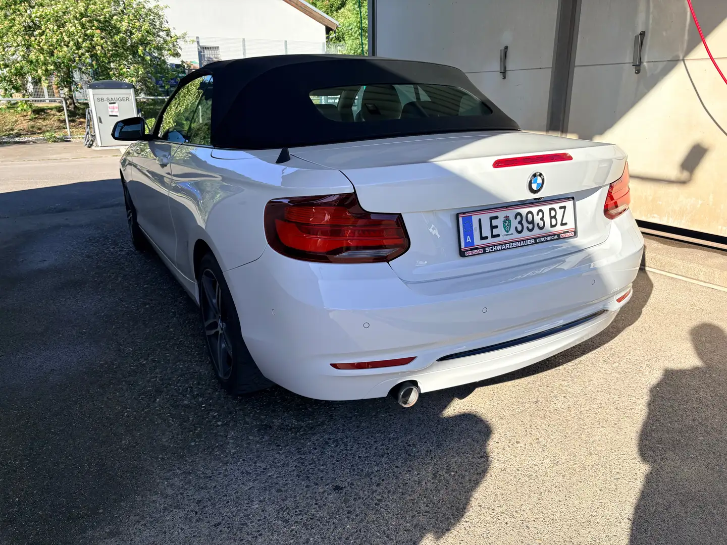 BMW 218 218d Cabrio Sport Line Aut. Sport Line Weiß - 2