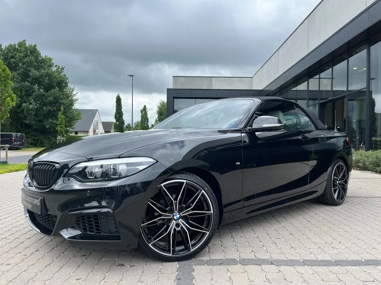 BMW 218 Cabrio 218iA M-Pack Leder/Gps-Pro/Camera/HarmanK Nero - 2