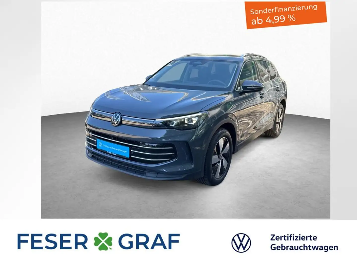 Volkswagen Tiguan Elegance 1.5 eTSI 7-DSG MATRIX NAVI Grau - 1