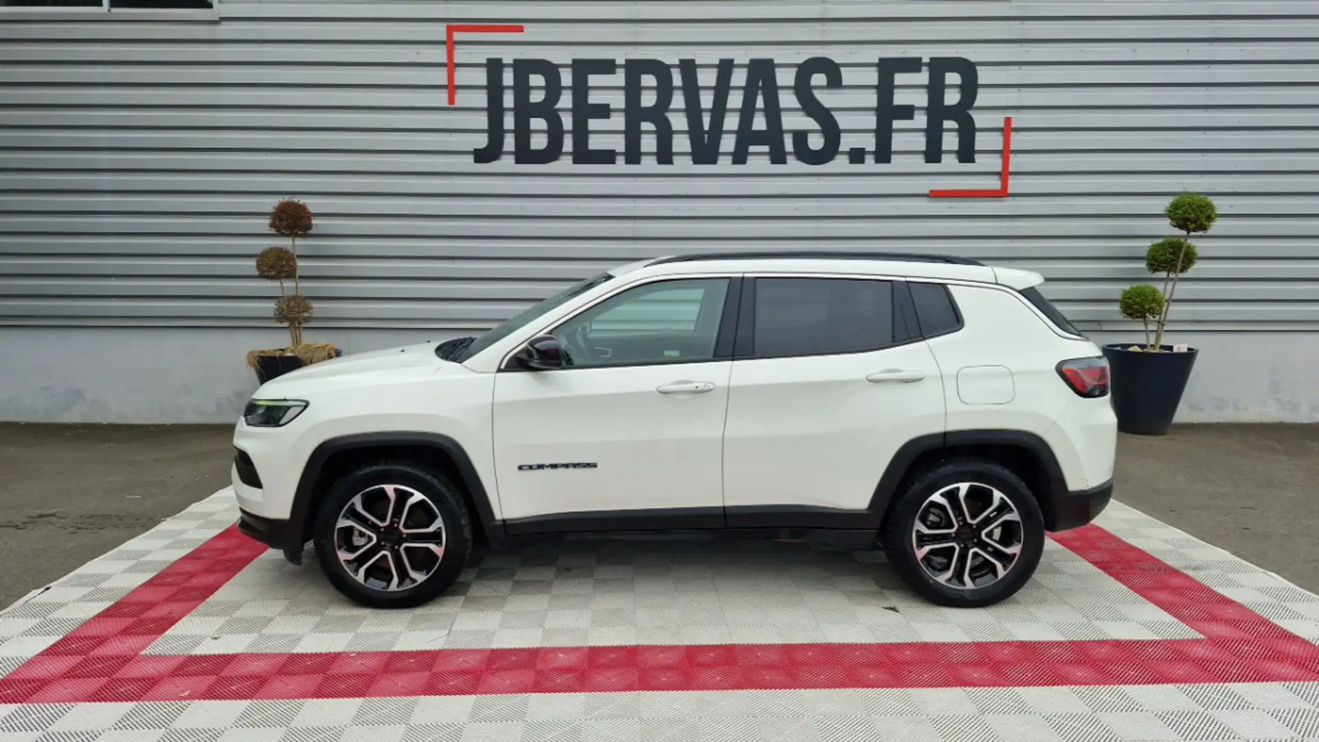 Jeep Compass 1.3 PHEV T4 190 CH 4XE EAWD LIMITED Blanc - 1