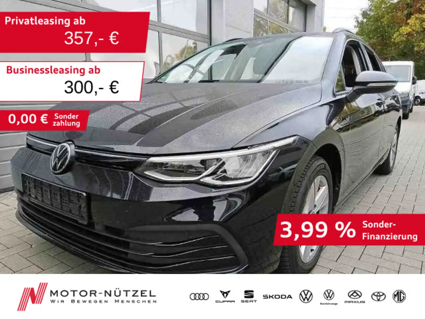 Volkswagen Golf Variant Golf VIII Variant 2.0 TDI DSG 5JG+LED+NAVI+AHK Noir - 1