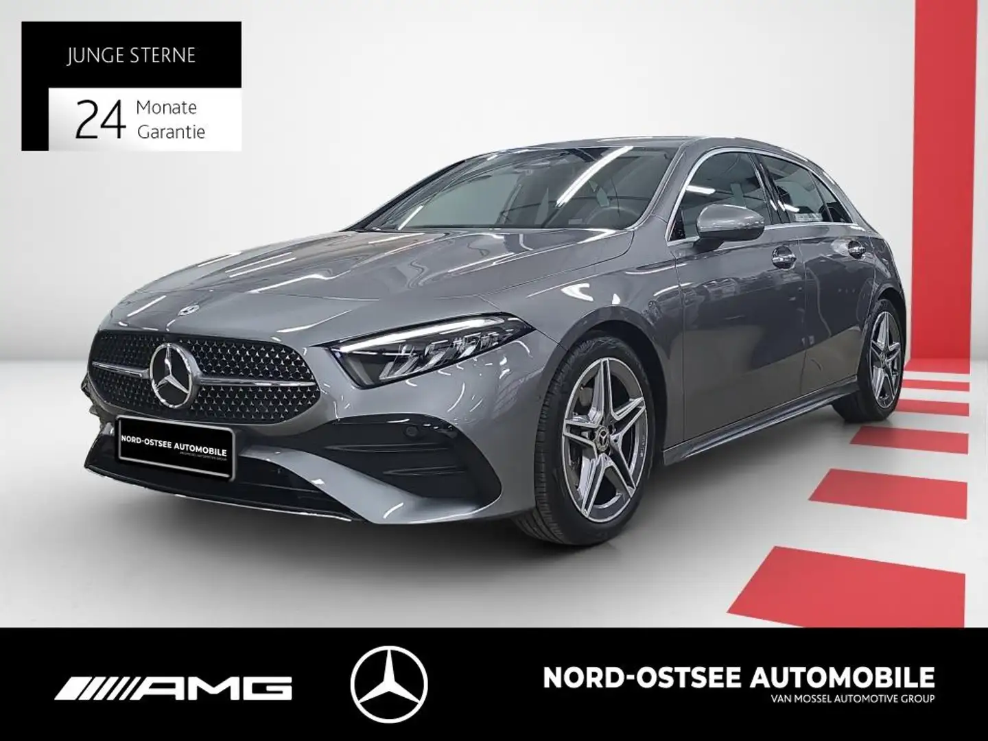 Mercedes-Benz A 200 AMG MBUX SHZ KLIMA KEYLESS-GO Grau - 1