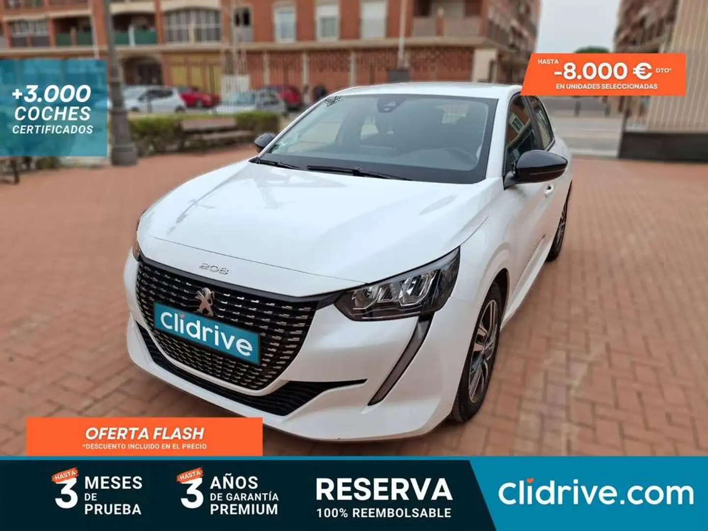 Peugeot 208 1.2 Puretech S&S Active 100 Blanc - 1