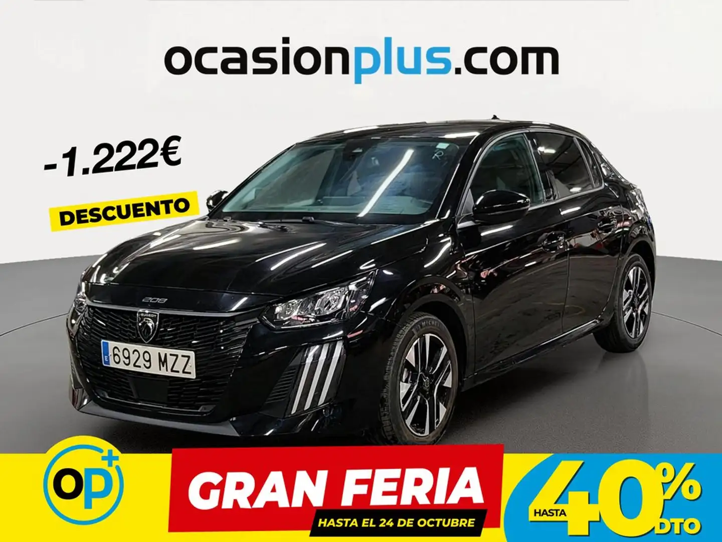Peugeot 208 1.2 Puretech S&S Allure 100 Negro - 1