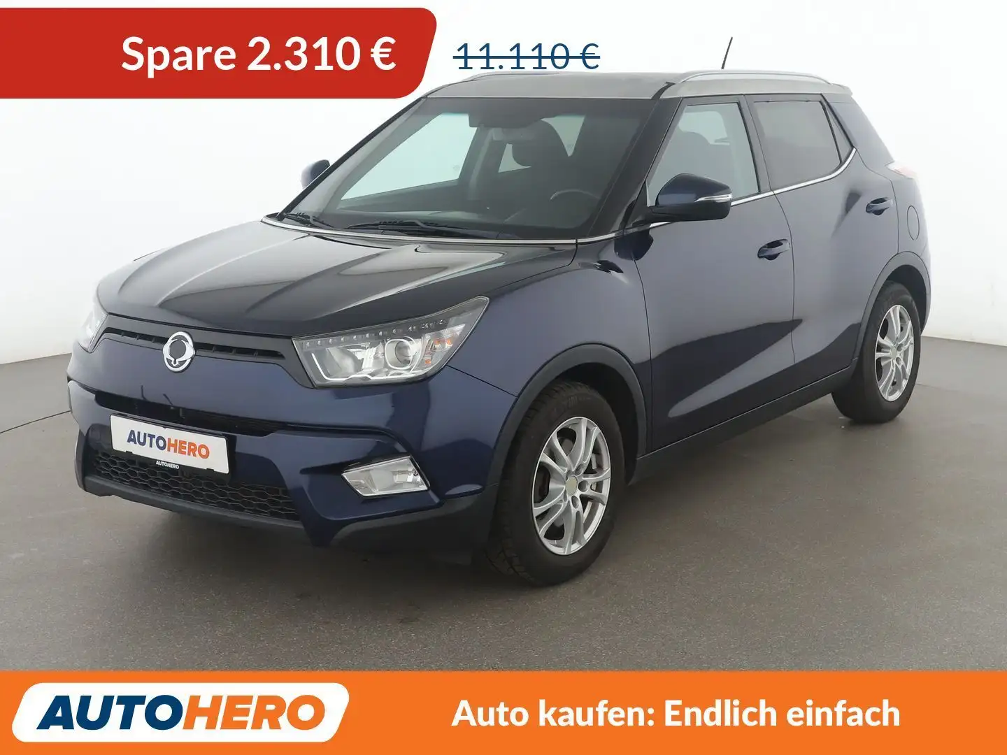 SsangYong Tivoli 1.6 Be 4x2*NAVI*TEMPO*KLIMA*GARANTIE* Blau - 1
