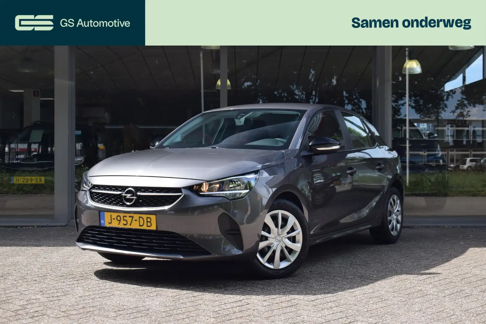 Opel Corsa 1.2 Edition 101PK met Airco/Carplay/Cruise Grau - 1