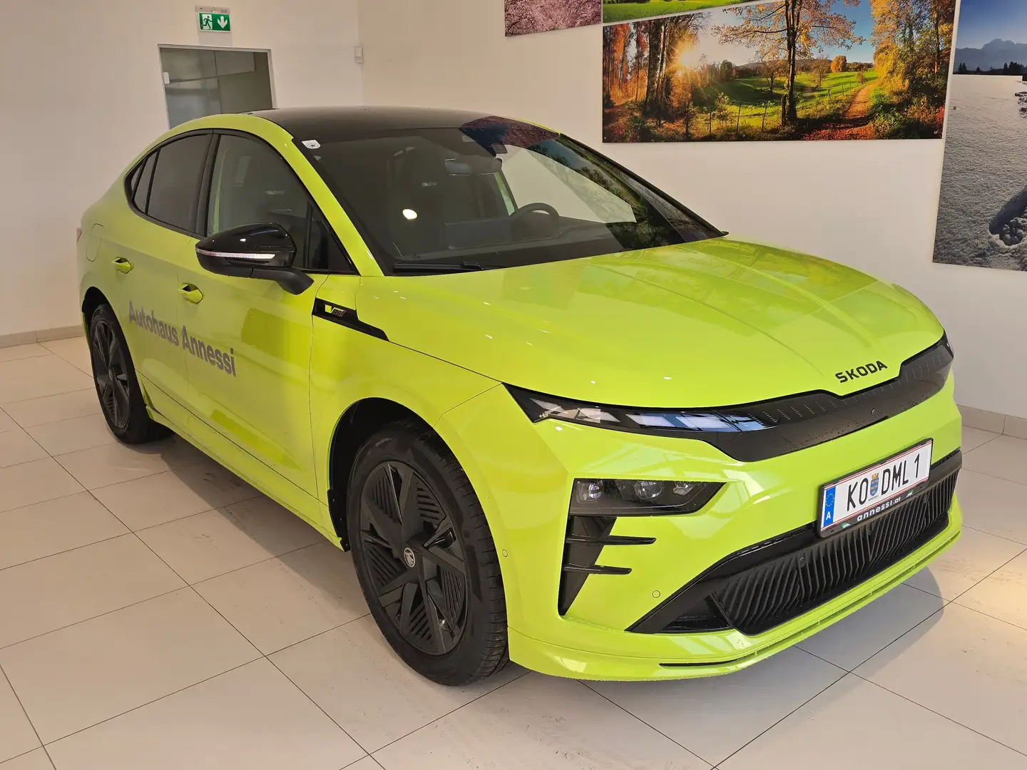 Skoda Enyaq Coupe RS Lounge Grün - 1