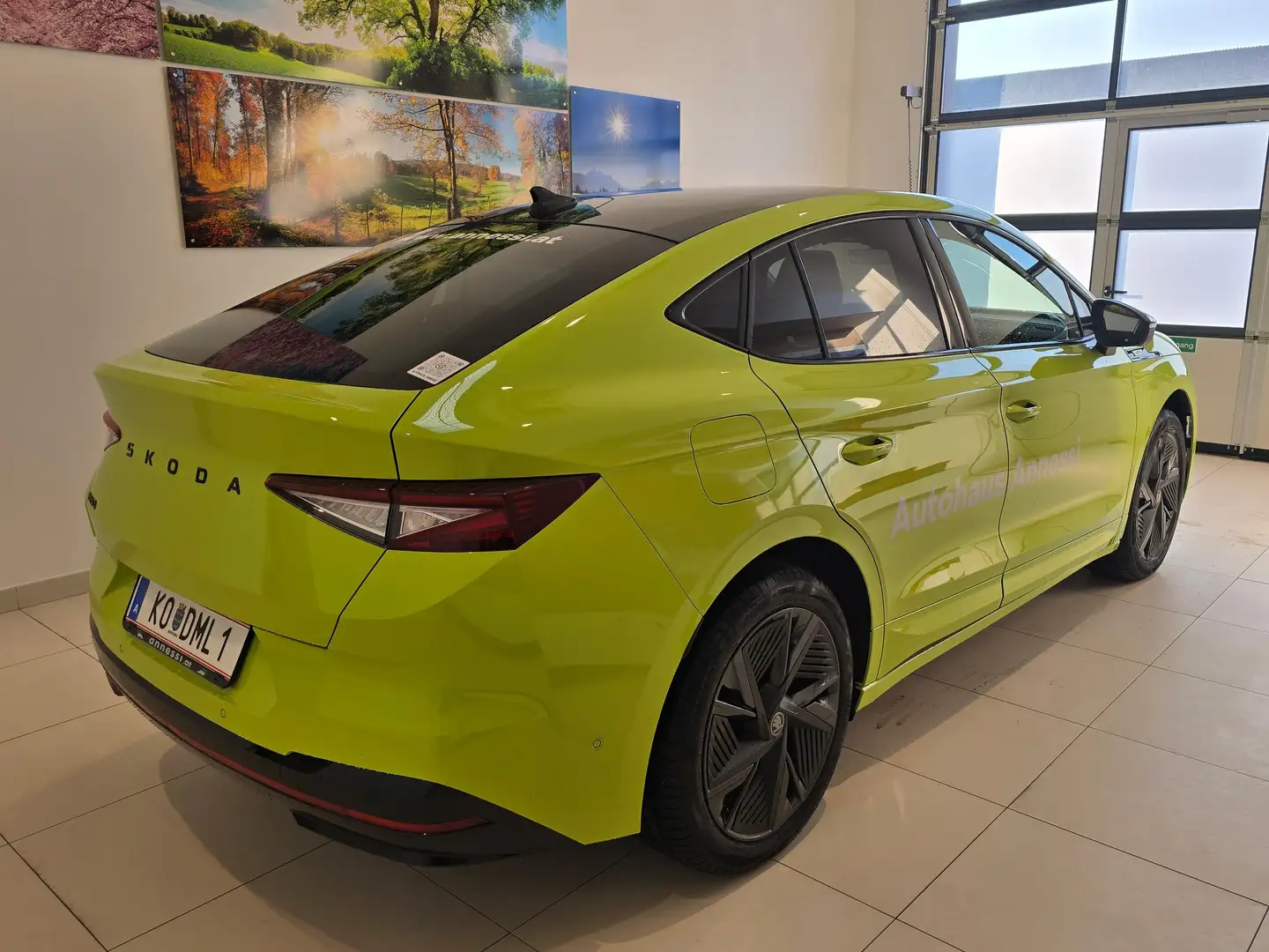 Skoda Enyaq Coupe RS Lounge Grün - 2