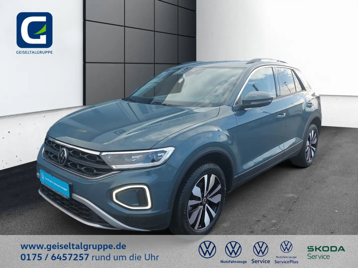 Volkswagen T-Roc 2.0 TDI Move *DSG*LED*STANDH*NAVI*DAB+*KEYLESS*DIG Bleu - 1