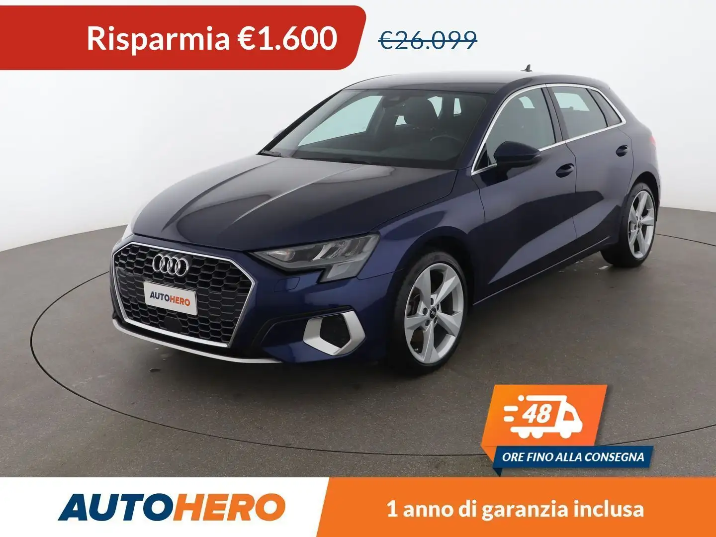 Audi A3 30 TDI advanced Blu/Azzurro - 1