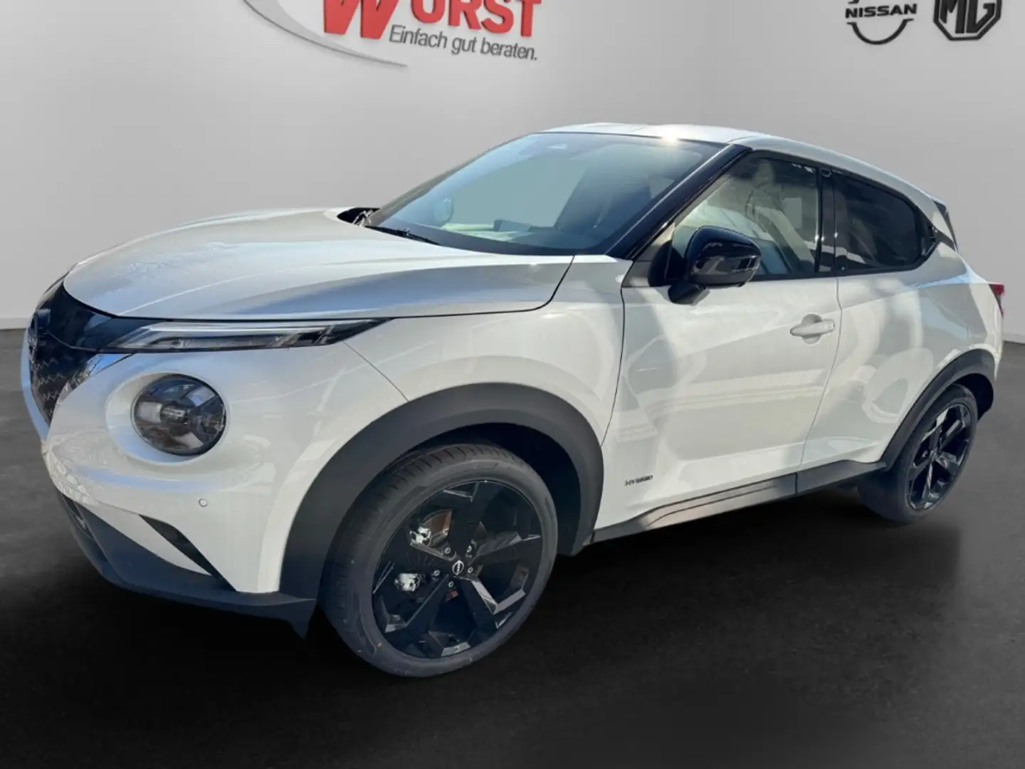 Nissan Juke Hybrid Tekna 143 PS 4AMT LED Rückfahrkamera Alu Pr Weiß - 2