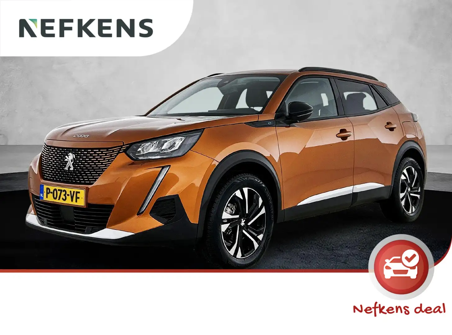 Peugeot e-2008 EV Allure 50 kWh 136pk Automaat | Navigatie | Clim Orange - 1