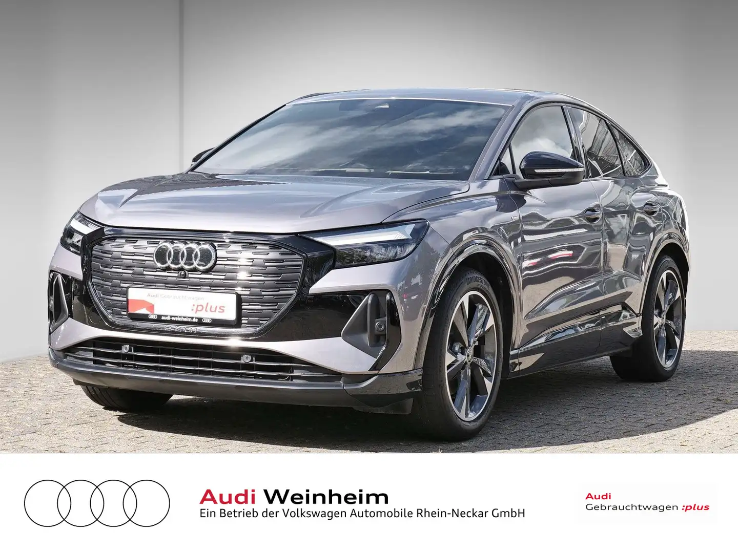 Audi Q4 e-tron Sportback 35 Black Paket S-Line LED uv Grau - 2