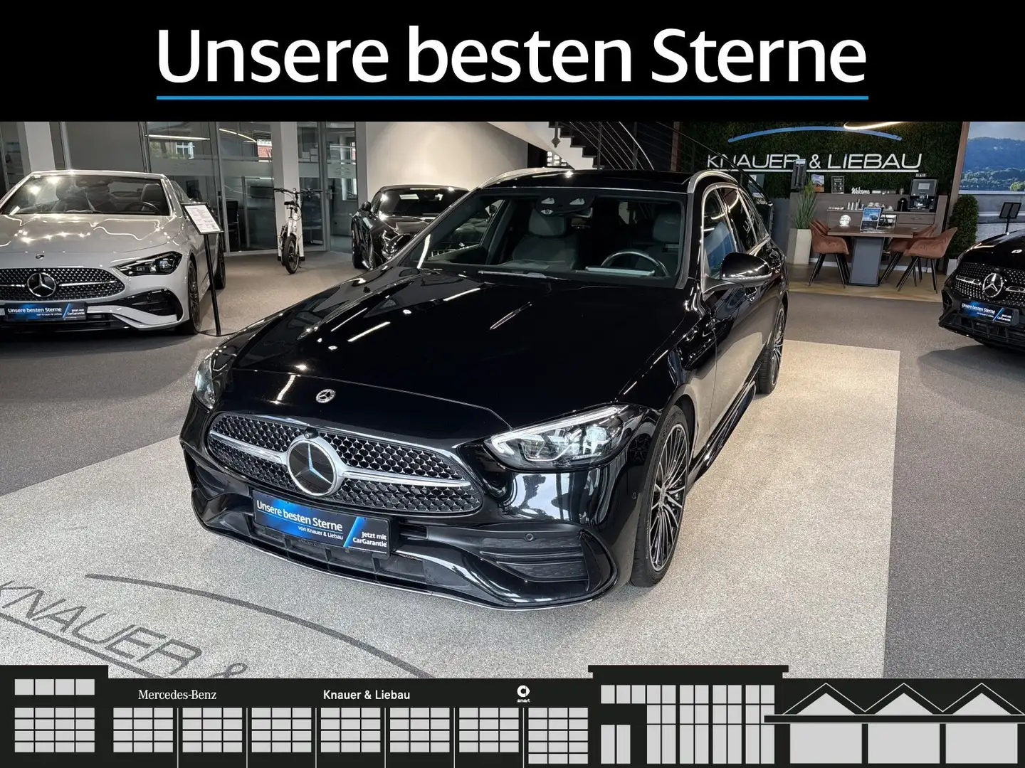 Mercedes-Benz C 220 C 220d T AMG-Line*FAP*AHK*HUD*Pano*Memory*360°* Zwart - 2