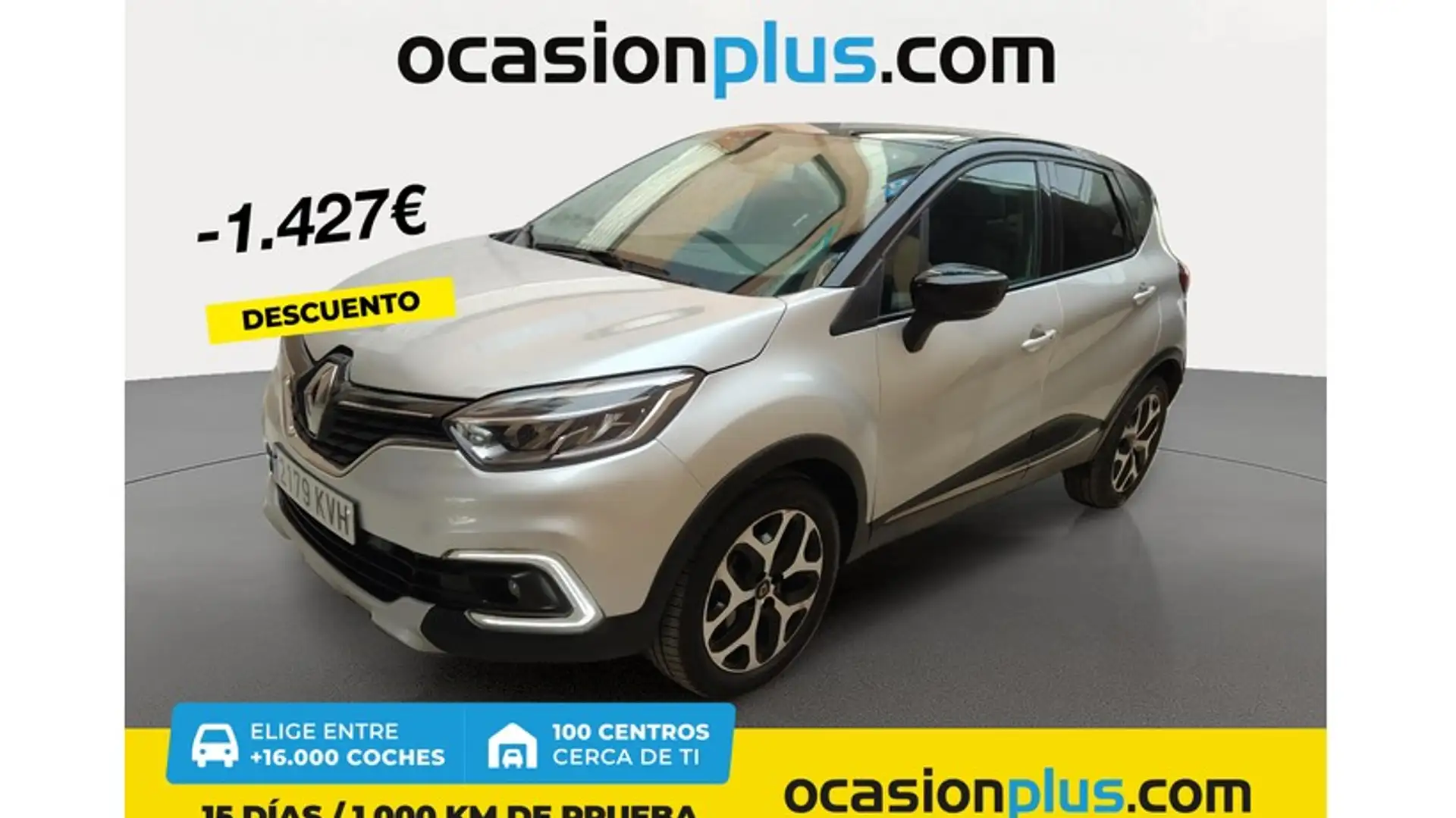 Renault Captur 1.5dCi Energy Zen EDC 66kW Gris - 1