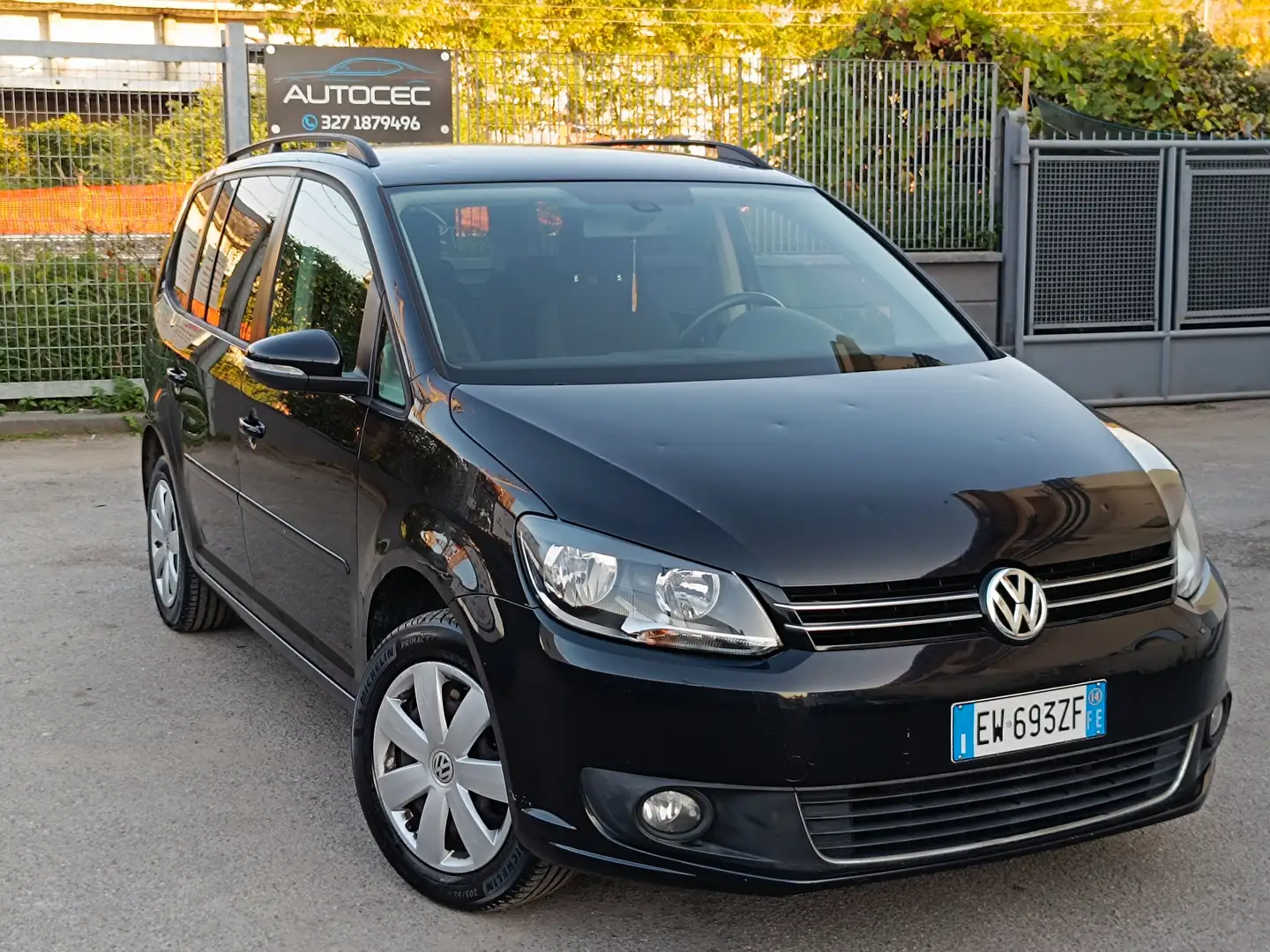 Volkswagen Touran Touran II 2014 1.4 tsi Highline ecofuel M Noir - 2